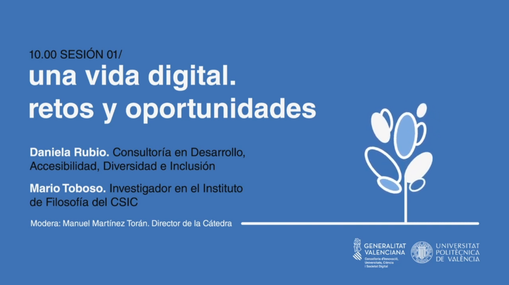 Extracto de la sesión 01 de la 1ª Jornada dicaTIC - Brecha digital y discapacidad.