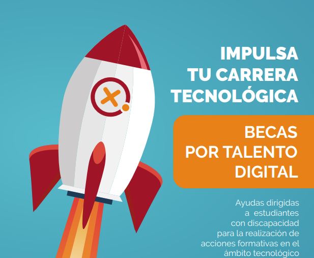 Becas de formación para estudiantes con discapacidad en materias vinculadas a la tecnología