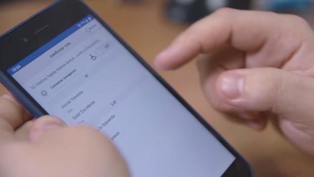 App para guiar en espacios interiores a personas con discapacidad visual