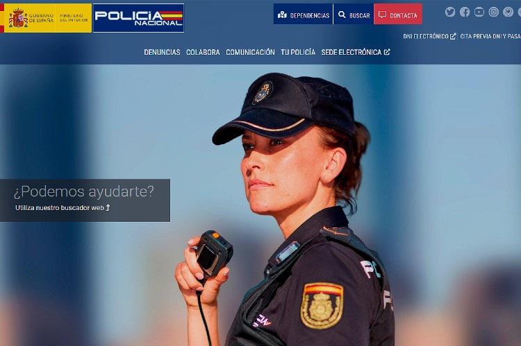 La Policía Nacional lanza una web 100% accesible para personas con discapacidad