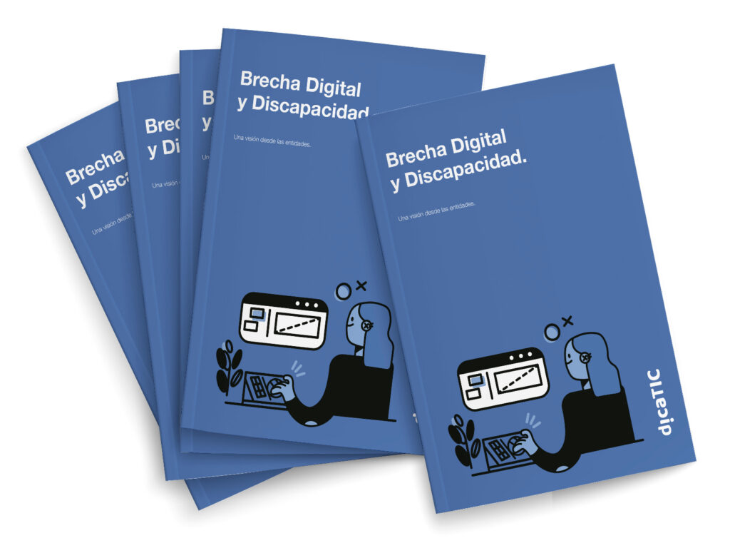 Portada del primer estudio de la Cátedra Dicatic sobre Brecha Digital y Discapacidad