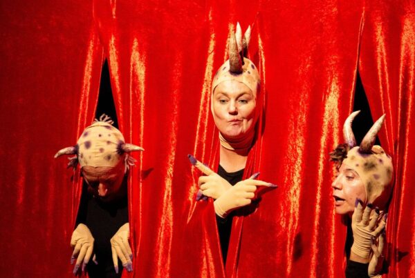 Fotografía de una de las funciones de teatro inclusivo y accesible.