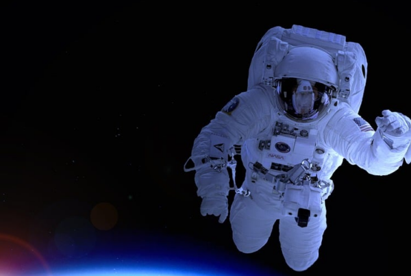 Imagen de un astronauta en el espacio