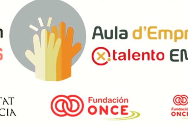 Cartel del programa de la Universidad de Valencia para emprendedores con discapacidad
