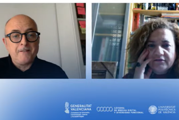 Imagen del webinar de Dicatic, con Chele Esteve y Manuel Martínez Torán, directores de Dicatic