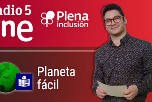 Imagen del primer programa de radio de Planeta Fácil, con su presentador