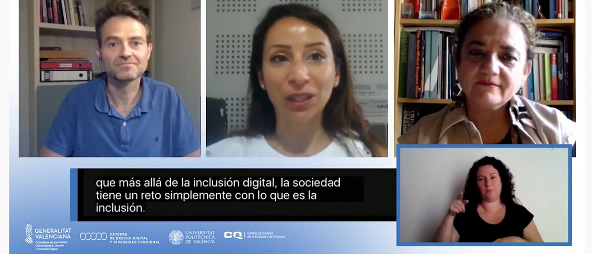 #JornadaDicatic (4): «La accesibilidad de las personas con discapacidad intelectual empieza con la concienciación». Juan José Lull (UPV) y Sandra Martínez (Polibienestar)