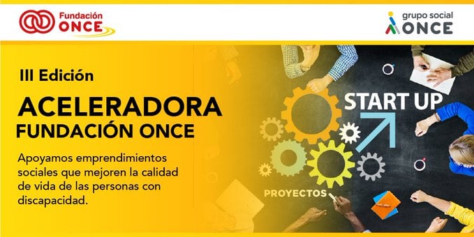 Fundación ONCE lanza la 3ª edición de aceleración de proyectos emprendedores orientados a personas con discapacidad