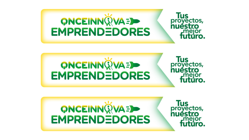 Cartel con la imagen del Reto ONCE Innova Emprendedores