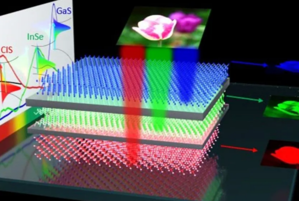 Fotografía que recrea el efecto óptico que se consigue con la utilización del dispositivo de visión artificial presentado en la Universidad de Georgia