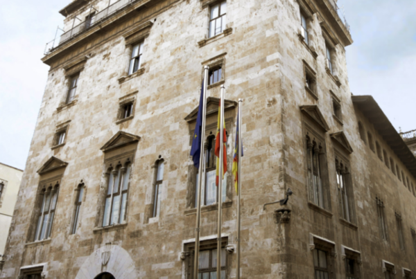 Fotografía del Palau de la Generalitat, sede del gobierno de la Comunitat Valenciana