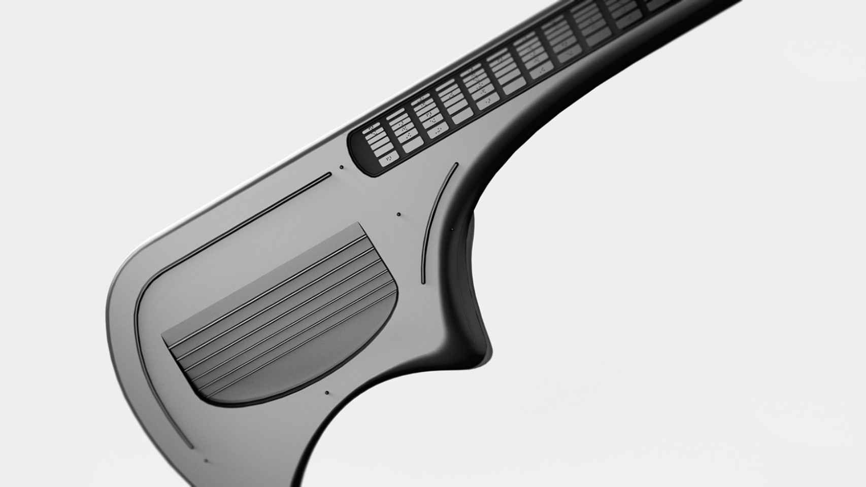 Diseñan una guitarra eléctrica para personas con discapacidad visual