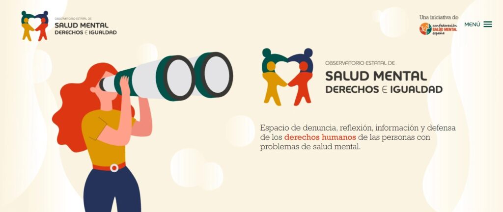 Portada del observatorio de salud mental