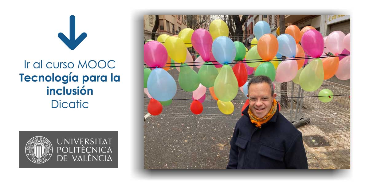 Enlace al curso MOOC tecnología para la inclusión