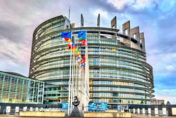 Fotografía de la sede del parlamento europeo