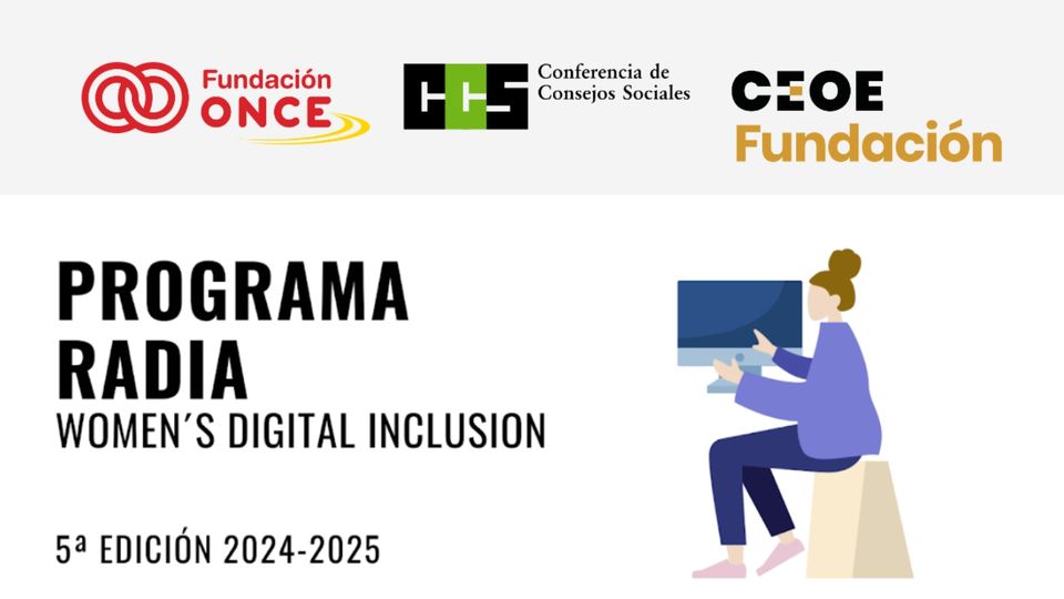 El Programa RADIA busca mejorar la inclusión laboral de mujeres con discapacidad en la economía digital