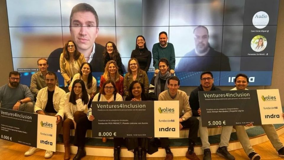 Proyectos premiados en la 3ª edición de la lanzadera de emprendimiento social Ventures4Inclusion