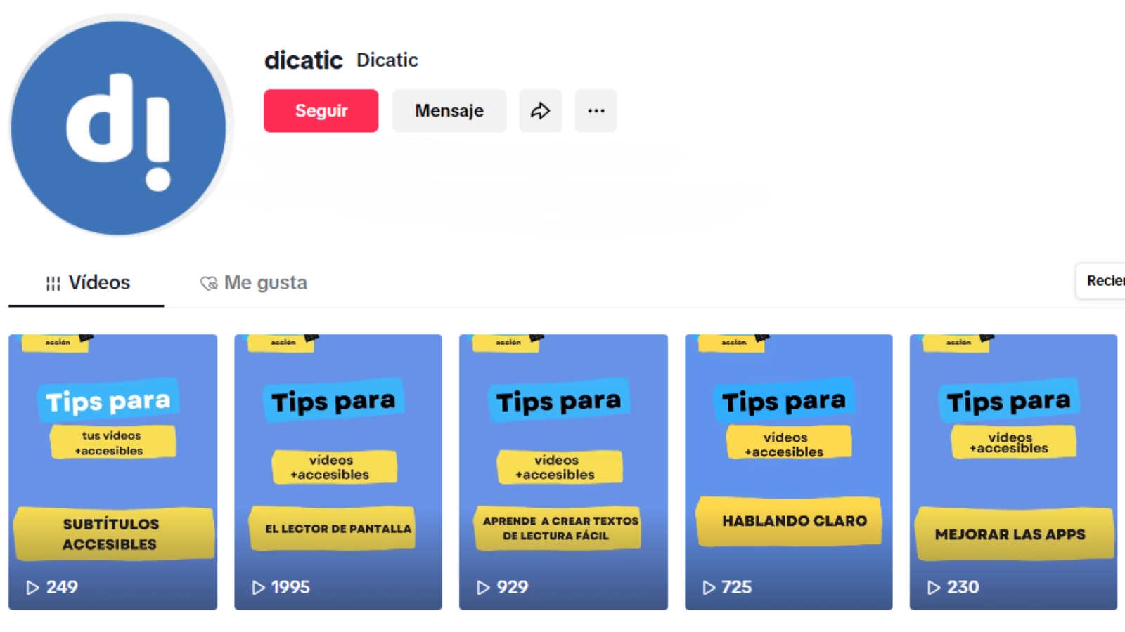 Ampliamos nuestros canales de comunicación: Estrenamos perfil propio en Tik Tok