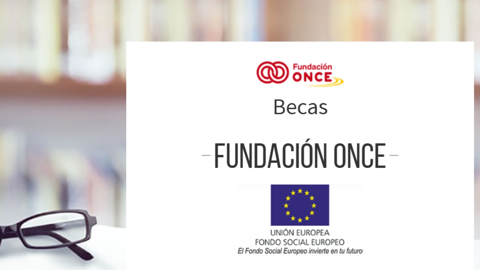 Imagen de la página web de solicitud de las becas